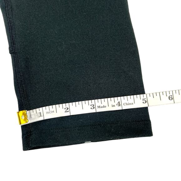REI Co-Op Leggings Black Printed Waist Pull On Crop Active Stretch Pants Women S - Picture 7 of 12